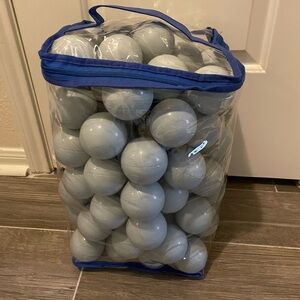Ball Pit Plastic Balls 100 count - grey